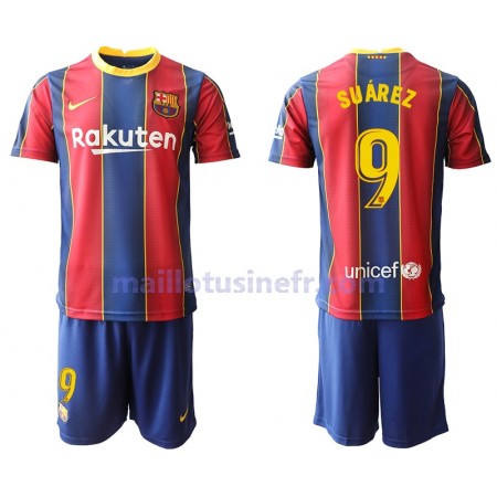 Maillot de Foot FC Barcelone Luis Suarez 9 Domicile 2020-21 - Enfant